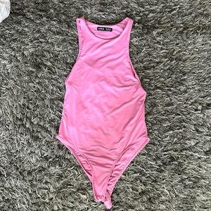SHEIN pink bodysuit